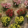 JTT 95642 - Flower Bushes: Warm Color 48/pk - Multi Scale