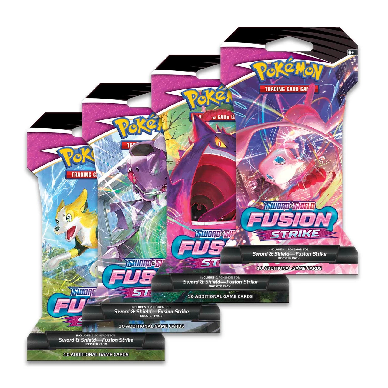 Pokemon TCG 17982917 - Sword & Shield - Fusion Strike Booster Pack - 3 Pokemon TCG 17982917 - Sword & Shield - Fusion Strike Booster Pack -