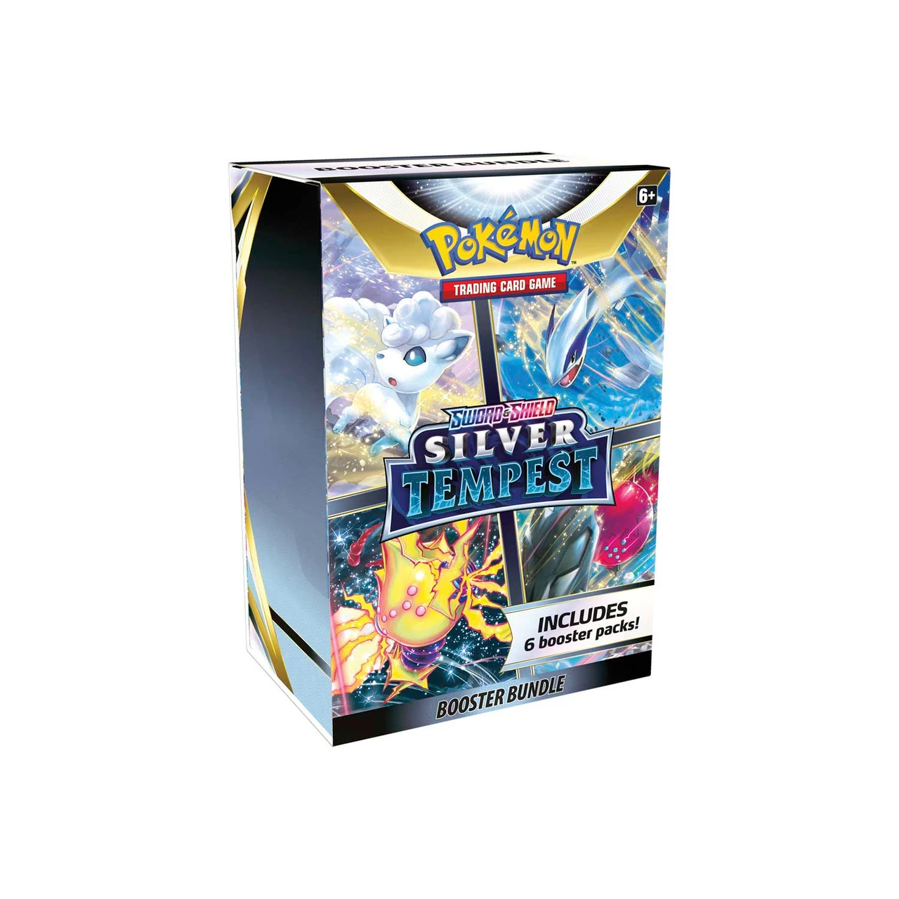 Pokemon TCG 183-85154 - Sword & Shield - Silver Tempest - Booster Bundle (6 Booster Packs) - 3 Pokemon TCG 183-85154 - Sword & Shield - Silver Tempest - Booster Bundle (6 Booster Packs) -