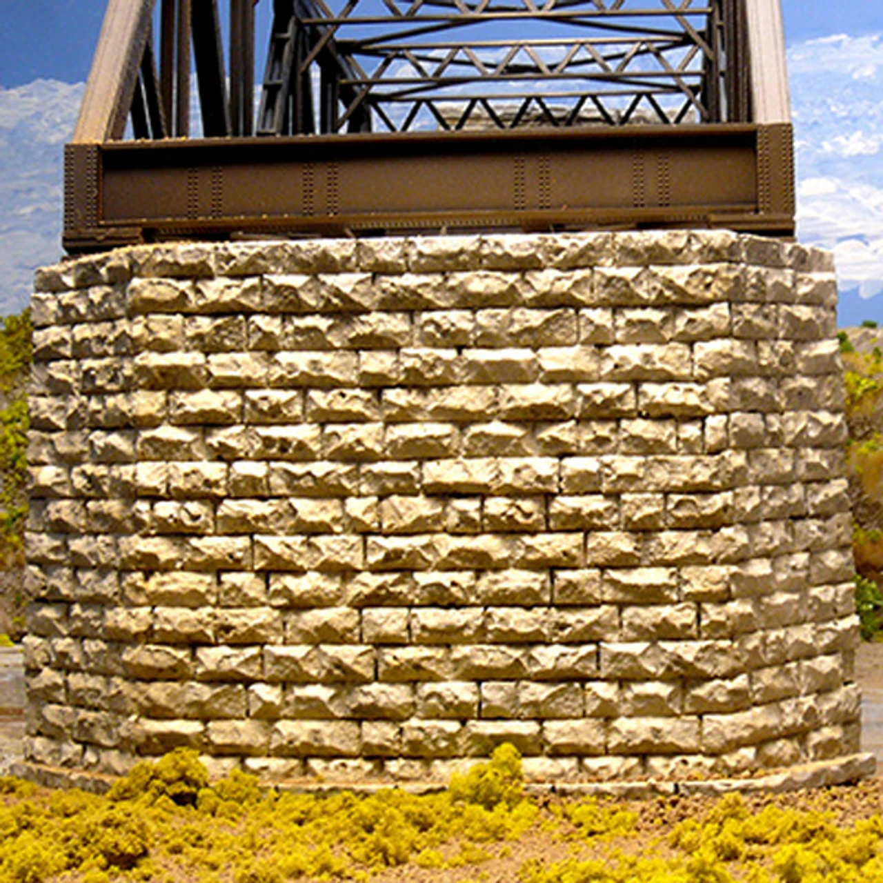 Chooch #8432 - Cut Stone Double Track Pier - HO Scale 3 Chooch #8432 - Cut Stone Double Track Pier - HO Scale