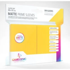 Gamegenic 1032 - Matte Prime Card Sleeves: Yellow