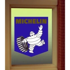 Miller Engineering 9115 - Michelin Window Sign - HO Scale