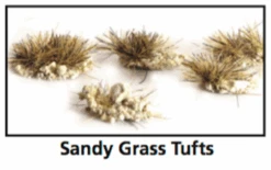 PECO PSG-52 - Self Adhesive Sandy Grass Tufts 100/pack