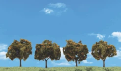Woodland Scenics Woodland Classics #3592 - Orange Tree 2" To 3" - 4/pkg