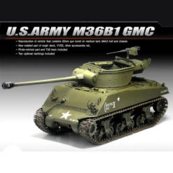 Academy 13279 - M36B1 GMC US ARMY United States - 1:35 Scale Kit