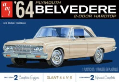 AMT 1188 - 1964 Plymouth Belvedere (W-Slant 6 Engine) - 1:25 Scale Kit
