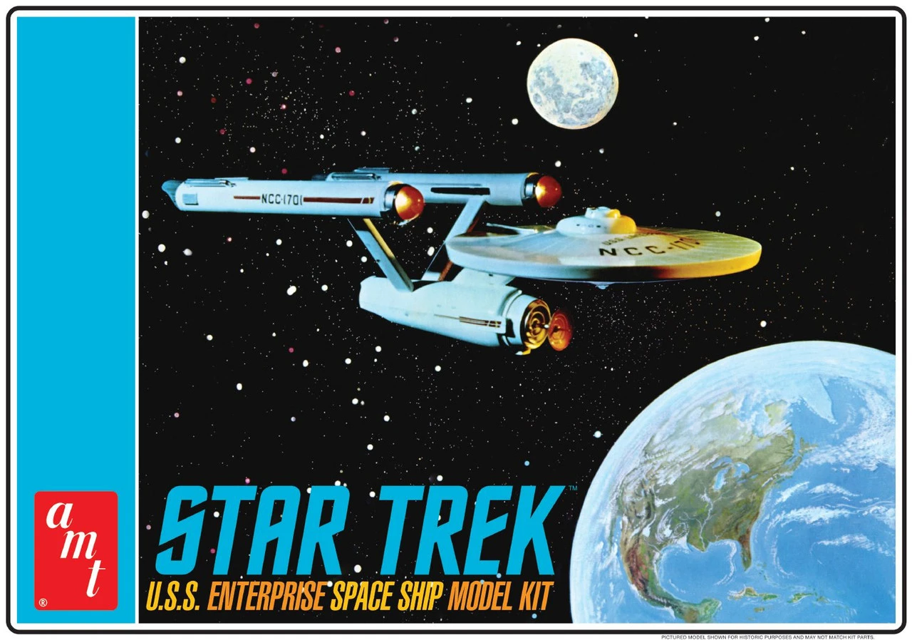 AMT 1296 - Star Trek Classic USS Enterprise - 1:650 Scale Kit 3 AMT 1296 - Star Trek Classic USS Enterprise - 1:650 Scale Kit