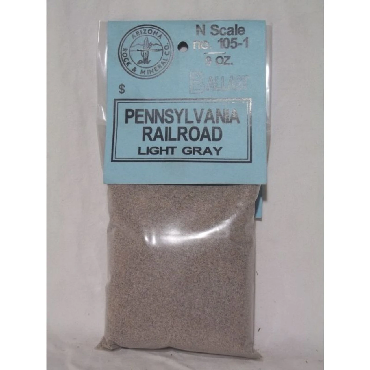 Arizona Rock And Mineral 1051 - Pennsylvania Gray Ballast - N Scale 3 Arizona Rock And Mineral 1051 - Pennsylvania Gray Ballast - N Scale
