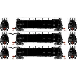 Athearn 15093 - TankTrain A, B & Intermediate Set GATX 28227, 28228, 28238 - N Scale