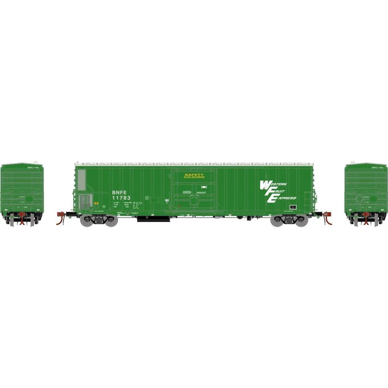 Athearn 24606 - FGE 57' Mechanical Reefer Western Fruit Express (BNFE) 11803 - N Scale 3 Athearn 24606 - FGE 57' Mechanical Reefer Western Fruit Express (BNFE) 11803 - N Scale
