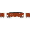 Athearn 25567 - 40' 3-Bay Ribbed Hopper W/ Load BNSF 618002 - N Scale
