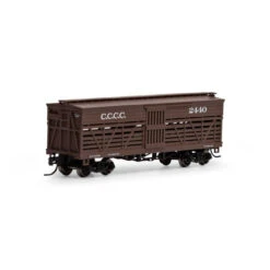 Athearn 5239 - 36' Old Time Stock Car Canada Cattle Car Company (CCCC) 2448 - N Scale