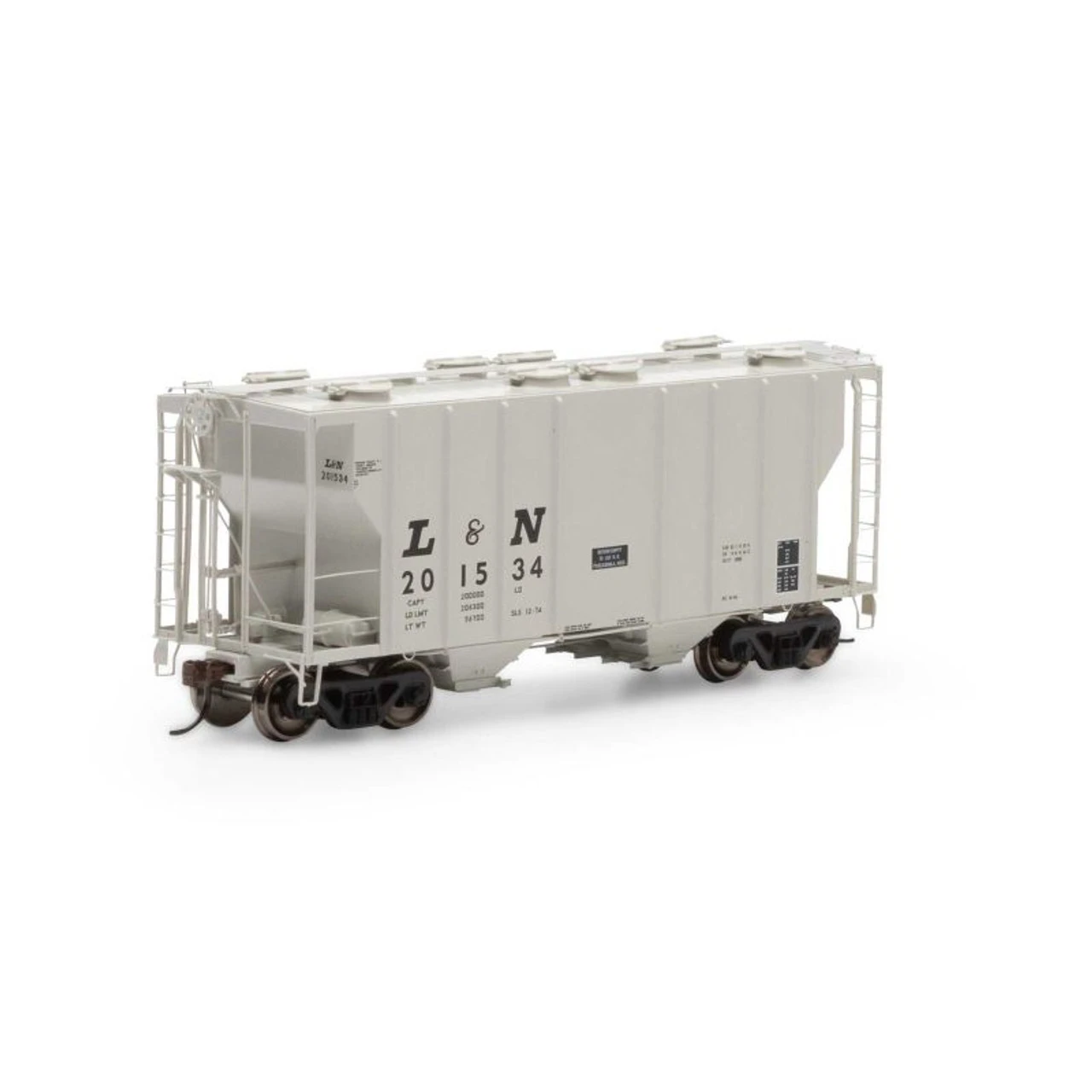 Athearn RTR 63788 - PS-2 2600 Covered Hopper Louisville & Nashville (L&N) 201534 - HO Scale 3 Athearn RTR 63788 - PS-2 2600 Covered Hopper Louisville & Nashville (L&N) 201534 - HO Scale