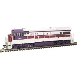 Atlas 10003809 - GE U36B W/ DCC & Sound Auto Train (AUCX) 4009 - HO Scale