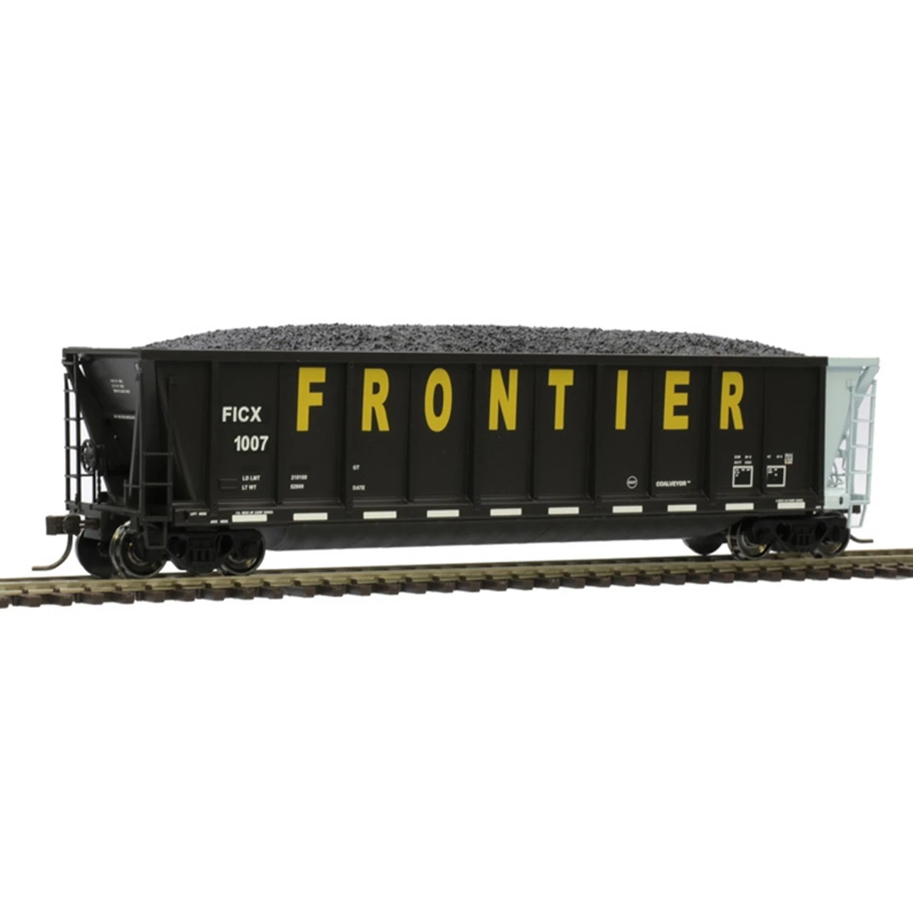 Atlas 20006687 - Coalveyor Bathtub Gondola - Frontier Scrap Metals (Black/Blue/Yellow) Frontier Scrap Metals (FICX) 30904 - HO Scale 3 Atlas 20006687 - Coalveyor Bathtub Gondola - Frontier Scrap Metals (Black/Blue/Yellow) Frontier Scrap Metals (FICX) 30904 - HO Scale