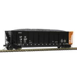 Atlas 20006702 - Coalveyor Bathtub Gondola - Utility Fuels (Black/Orange) UFIX 16003 - HO Scale