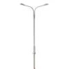 Atlas 70000151 - Double Arm Streetlight (Gray) {Warm LED} 3-Pack - N Scale -Woodland Scenics Shop atl70000151 41163.1656102874