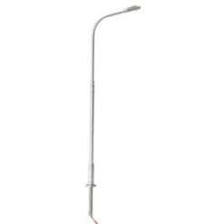 Atlas 70000166 - Single Arm Streetlight (Silver) {Cool White LED} 3-Pack - HO Scale