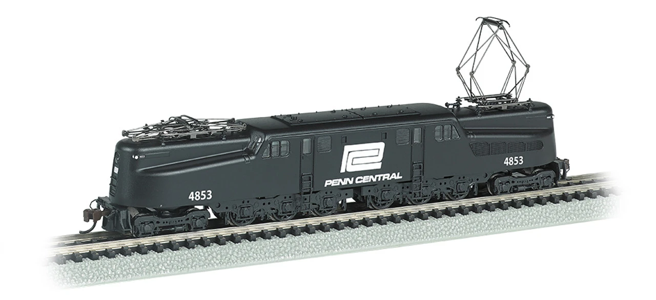 Bachmann 65355 - GE GG-1 PENN CENTRAL BLACK & WHITE DCC SOUND W/ DCC & Sound Penn Central (PC) 4853 - N Scale 3 Bachmann 65355 - GE GG-1 PENN CENTRAL BLACK & WHITE DCC SOUND W/ DCC & Sound Penn Central (PC) 4853 - N Scale