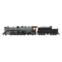 Broadway Limited 7243 - Lima 2-10-4 W/ Paragon 4 Sound/DC/DCC/Smoke Texas And Pacific (T&P) 619 - HO Scale