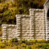 Chooch #9801 - Cut Stone Stepped Wall Tunnel Abutment (2) - N Scale