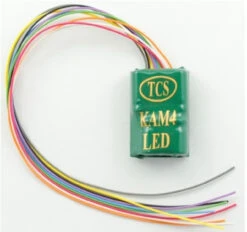 Train Control Systems (TCS) 1479 - KAM4-LED Decoder (4 Functions) - HO Scale