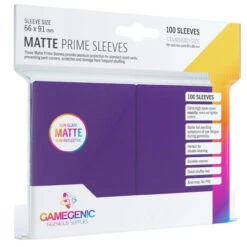 Gamegenic 1033 - Matte Prime Sleeves: Purple