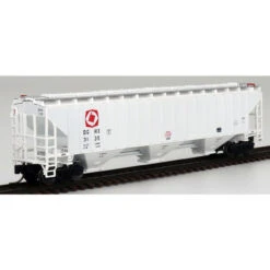 InterMountain 653115-01 - PS 4750 CU FT 3 Bay Rib-Sided Hopper North American Chemicals (DGHX) 3030 - N Scale