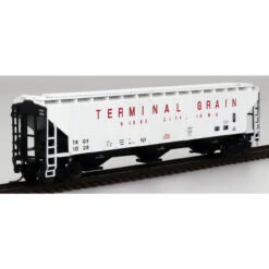 InterMountain 65393-10 - PS 4750 CU FT 3 Bay Rib-Sided Hopper Terminal Grain (TRGX) 1036 - N Scale