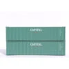 Jacksonville Terminal Co 405017 - 40' High Cube Containers Capital - N Scale -Woodland Scenics Shop jtc405017a 27032.1671411265