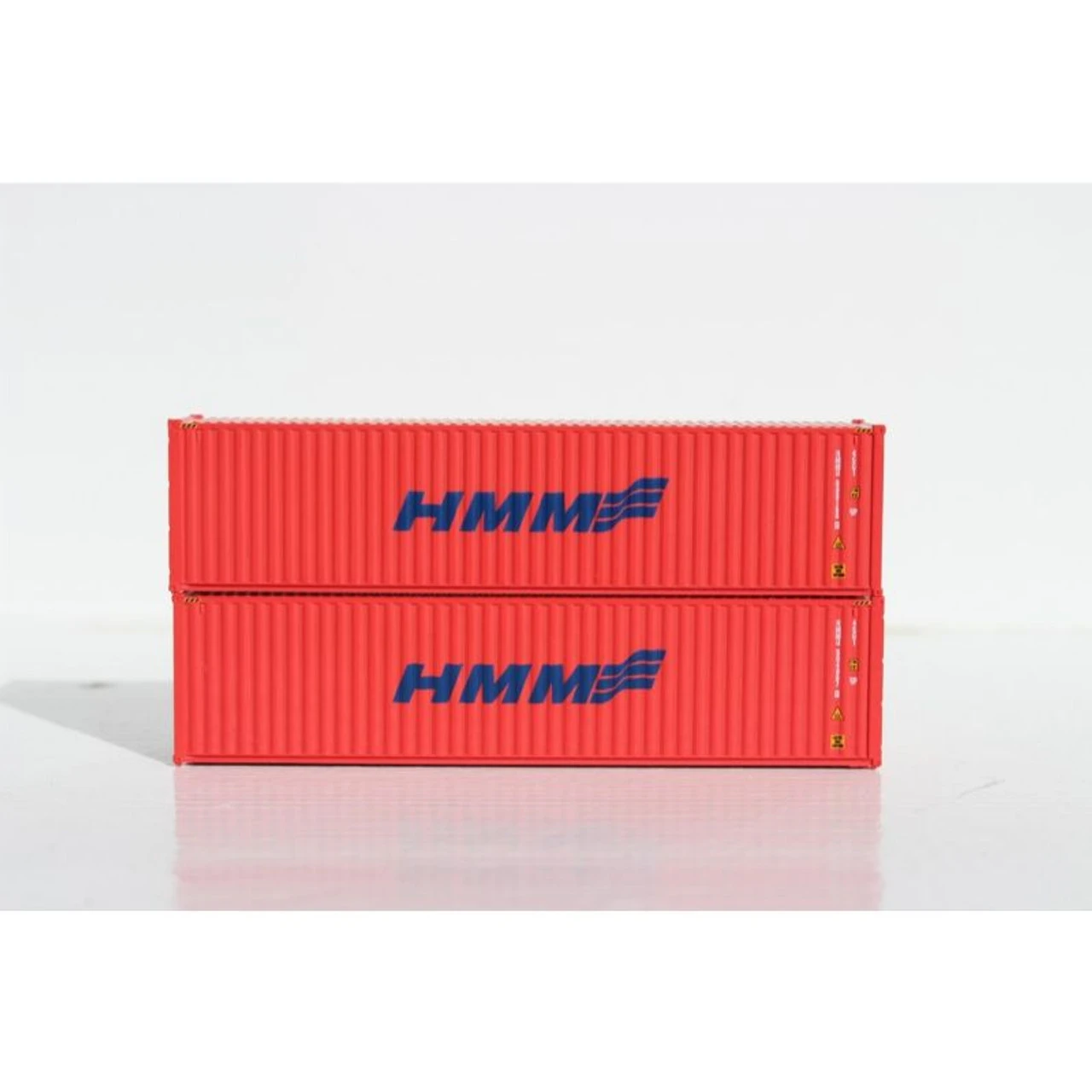 Jacksonville Terminal Co 405077 - 40' High Cube Containers HMM - N Scale 3 Jacksonville Terminal Co 405077 - 40' High Cube Containers HMM - N Scale