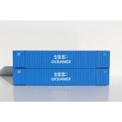Jacksonville Terminal Co 535010 - 53' High Cube 6-42-6 Containers Oceanex - N Scale