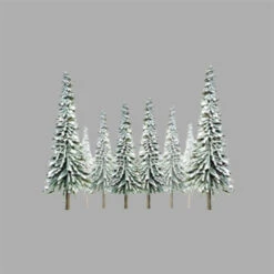 JTT 92006 - Snow Spruce Trees 2"-4", 36pcs - N Scale