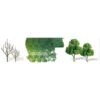 JTT 92021 - Decidious Trees Pro Kit 1.5"-3", 16pcs - N Scale