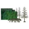 JTT 92068 - Pine Trees 8" Kit, 6pcs - Multi Scale