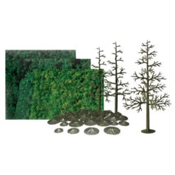 JTT 92068 - Pine Trees 8" Kit, 6pcs - Multi Scale