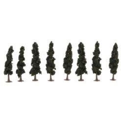 JTT 92134 - Conifer 4-1/4" To 4-5/16" - 8pcs - Multi Scale