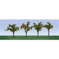 JTT 95517 - Apple Sapling: 12/pack 1-3/8" - HO Scale