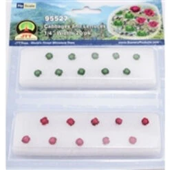 JTT 95527 - Cabbage & Lettuce: 20/pk - 1/4in - HO Scale