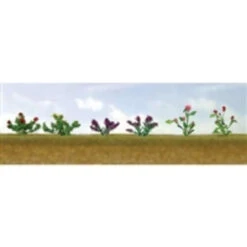 JTT 95558 - Flower Plants Assortment: #1 - 10/pk - O Scale