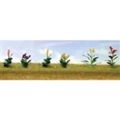 JTT 95563 - Flower Plants Assortment: #4 - 12/pk - HO Scale