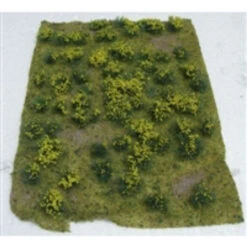 JTT 95605 - Flowering Meadow: Yellow 5" X 7" Sheet