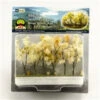 JTT 95626 - Woodsedge: Beige-Green 9/pk - 3" - 3.5" - HO Scale