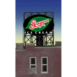 Miller Engineering 338810 - Animated Breyers Billboard - N Or Z Scale