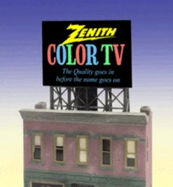 Miller Engineering 338860 - Animated Zenith Billboard - N Or Z Scale