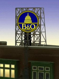 Miller Engineering 339060 - Animated B&O Billboard - N Or Z Scale