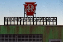 Miller Engineering 4281 - Animated PRR Sign - HO/O Scale