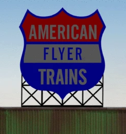Miller Engineering 440952 - Animated American Flyer Billboard - HO/N Scale