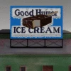 Miller Engineering 441502 - Animated Good Humor Ice Cream Billboard - HO/N Scale -Woodland Scenics Shop mie441502 07594.1645223493
