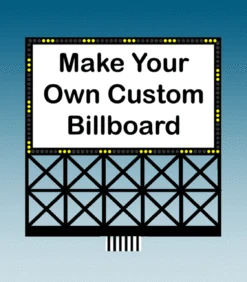 Miller Engineering 442352 - Animated Custom Billboard - HO/N Scale